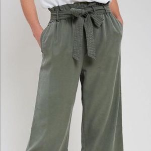Wishlist Apparel Flowy Green Tie Pants